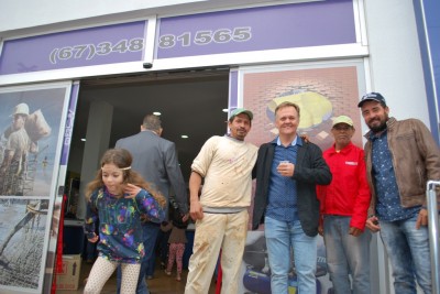 Fotos da Inauguração da Loja Amoreira Materiais para Construção