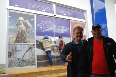 Fotos da Inauguração da Loja Amoreira Materiais para Construção