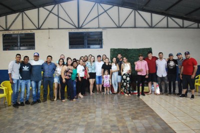 Galeria. Confraternização da Amoreira Construtora e Materiais para Construção e da Loja da Aline