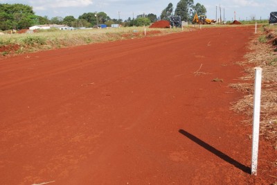 Amoreira inicia implantação de infraestrutura urbana em novo loteamento