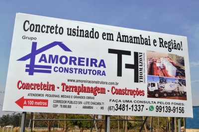Grupo Amoreira inaugurou usina de concreto em Amambai