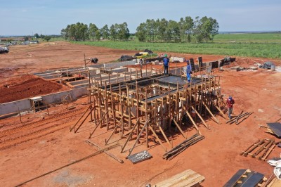 Construção de uma completa Unidade de Recebimento de Grãos - Nova Alvorada do Sul/ MS