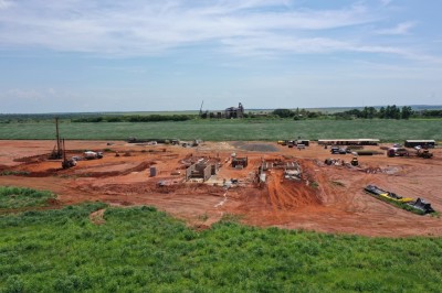 Construção de uma completa Unidade de Recebimento de Grãos - Nova Alvorada do Sul/ MS