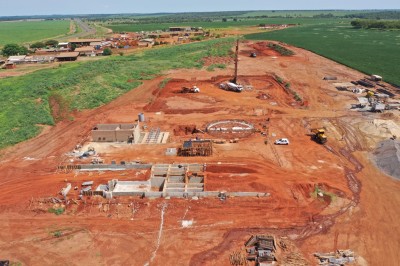 Construção de uma completa Unidade de Recebimento de Grãos - Nova Alvorada do Sul/ MS